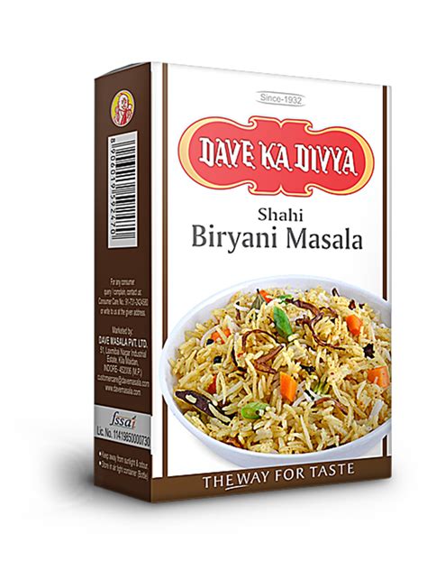 Shahi Biryani Masala - Dave Masala