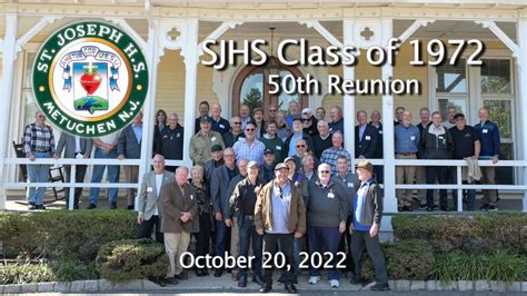 St Joseph's High School Class of '72 50th Reunion - YouTube