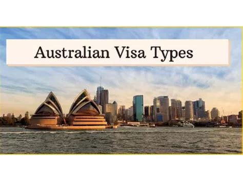 Australian Visa Types