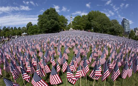 American Flags Planted in Boston Common | 33,000 American Fl… | Flickr