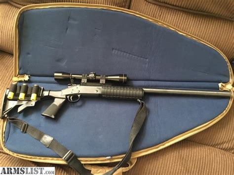 ARMSLIST - For Sale: 20 gauge rifled barrel shotgun with scope