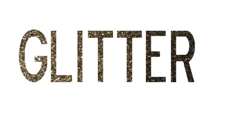 How to Add a Gold Leaf or Glitter Texture To Text