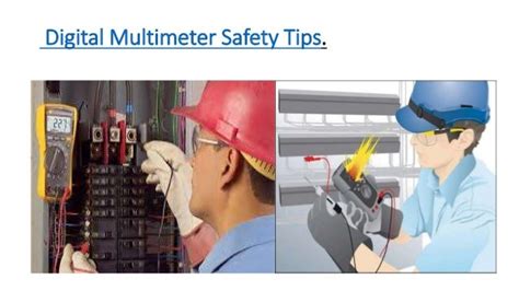 Digital multimeter safety tips