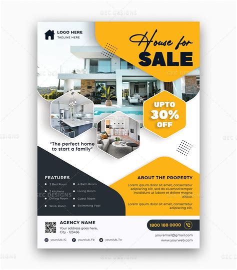 Engaging Real Estate Business Promotion Flyer Design | GEC Designs