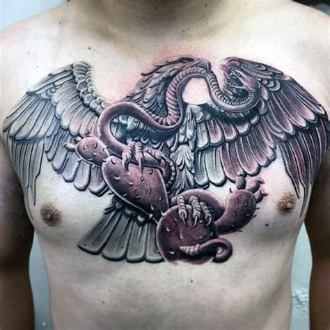 50 Mexican Eagle Tattoo Designs For Men - Manly Ink Ideas