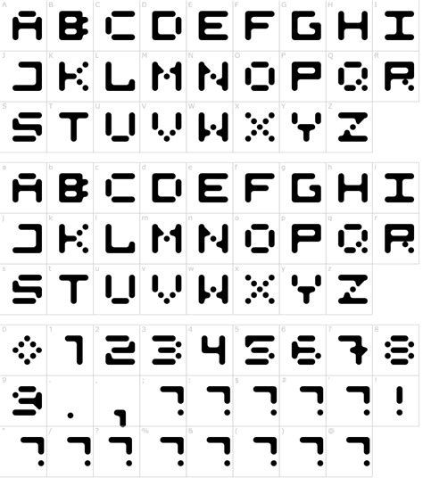 525 Round + Square Font Download