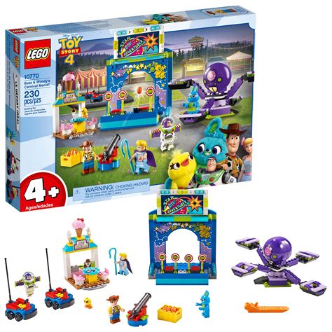 Buy LEGO Disney Pixar’s Toy Story 4 Buzz Lightyear & Woody’s Carnival ...