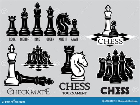 Chess Tournament Posters Set Template With Board Vector Illustration | CartoonDealer.com #181916948