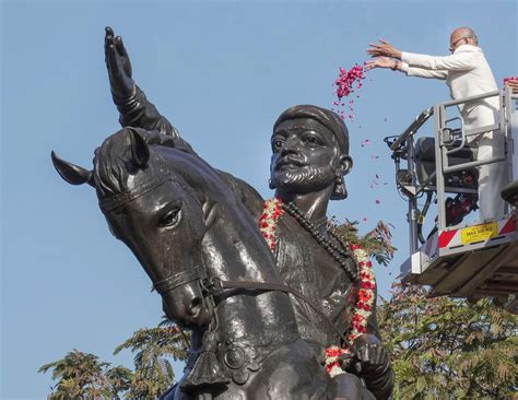 PM Modi, Amit Shah, Governor of Maharashtra, others pay tribute to Chhatrapati Shivaji Maharaj ...