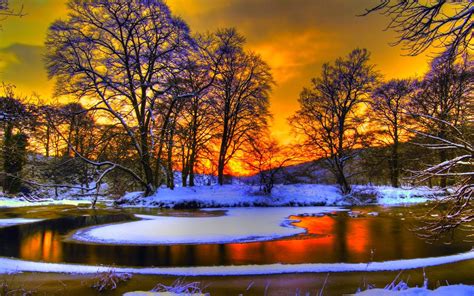 10 Top Winter Sunset Desktop Backgrounds FULL HD 1080p For PC ...
