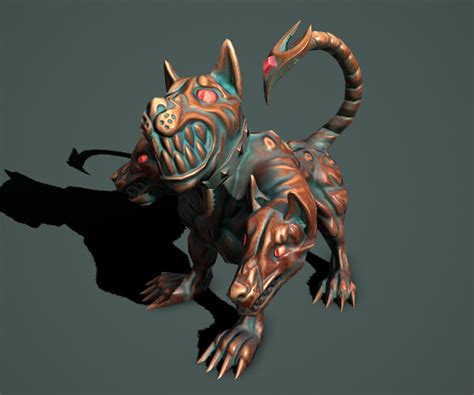 ArtStation - Statue cerberus | Game Assets