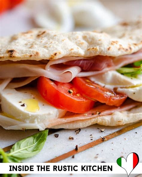 La Piadina: Italian Flatbread - Inside The Rustic Kitchen | Recipe | Italian recipes authentic ...