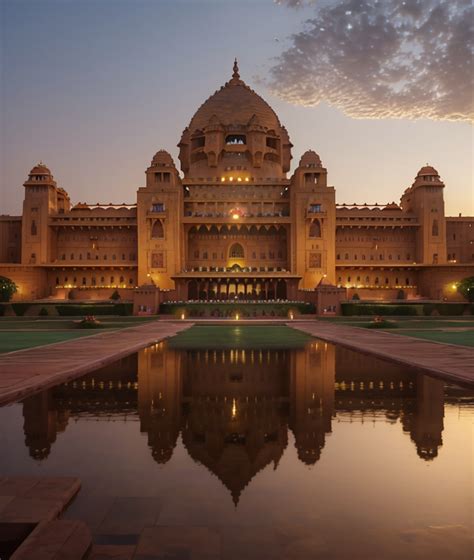 Umaid Bhawan Palace - Architecture - PromptAI - StableDiffusion