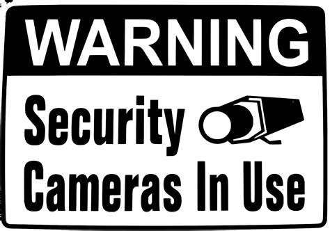 Download #C0C0C0 Warning Security Camera In Use SVG | FreePNGImg