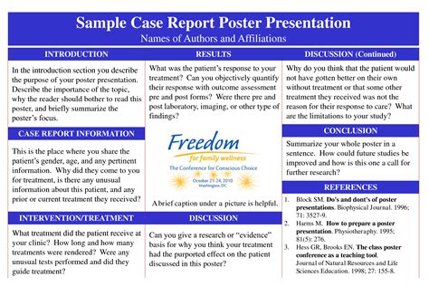 Example of Case Study Posters | ICPA Sample Case Report Poster 1 | Poster presentation template ...