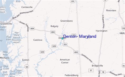 Denton, Maryland Tide Station Location Guide