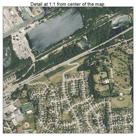 Aerial Photography Map of Lemont, IL Illinois