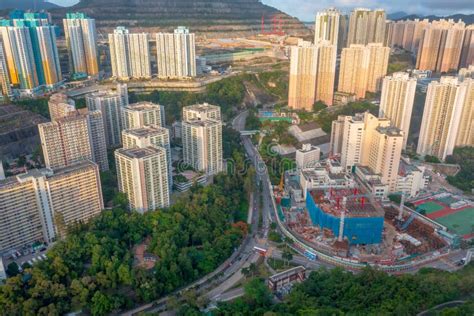 Under Construction at United Christian Hospital, Hong Kong 29 May 2022 Editorial Photography ...