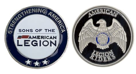 SAL Logo - Legion Riders Coin - American Legion Flag & Emblem