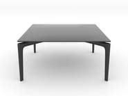 SAUL | Square coffee table By arper design Jean-Marie Massaud