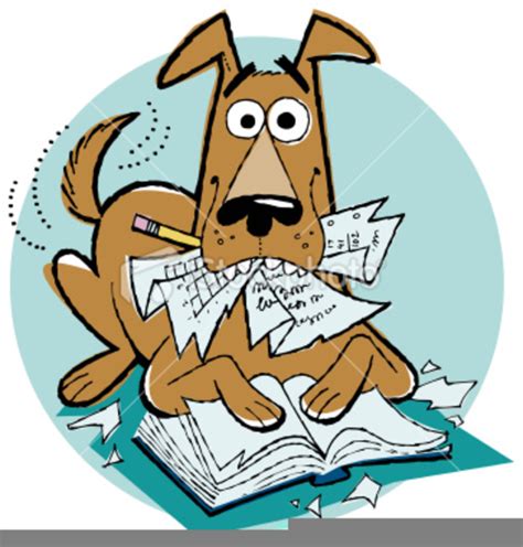 Dog Ate My Homework Clipart | Free Images at Clker.com - vector clip ...