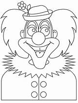 Clown2 Circus Coloring Pages coloring page & Book For Kids sketch template