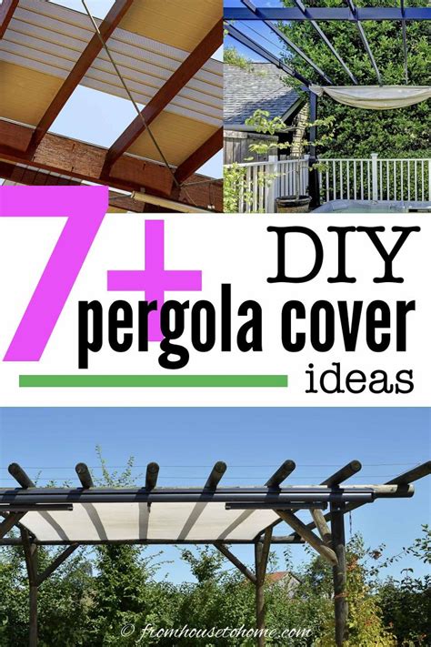 DIY Pergola Cover Ideas: 7 Ways To Protect Your Patio From Sun And Rain