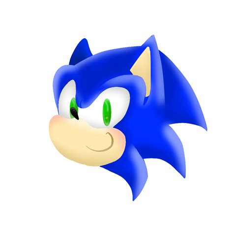 Sanic Face - Shaded Version by SonicXFan13 on DeviantArt