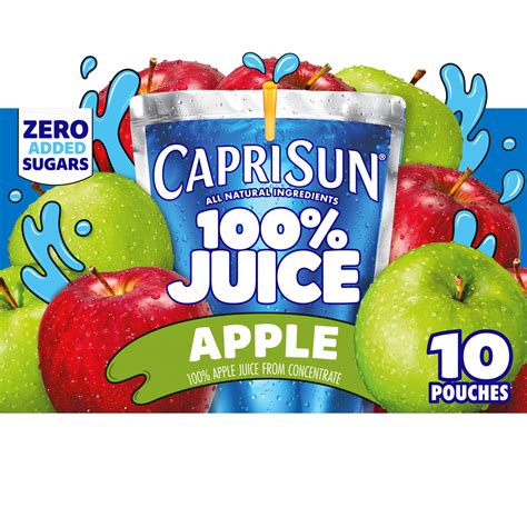 Capri Sun All Natural 100 Juice Nutrition Facts | Besto Blog