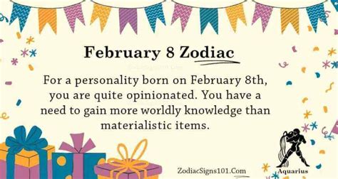 February 8 Zodiac Is Aquarius, Birthdays And Horoscope - ZodiacSigns101