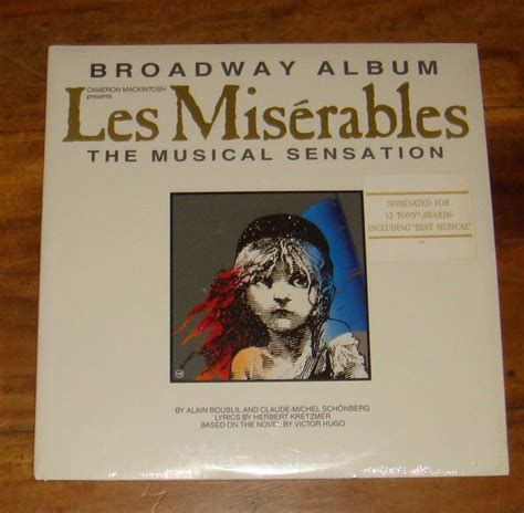 Les Miserables Broadway Cast Recording Unopened SEALED Double Vinyl LP ...