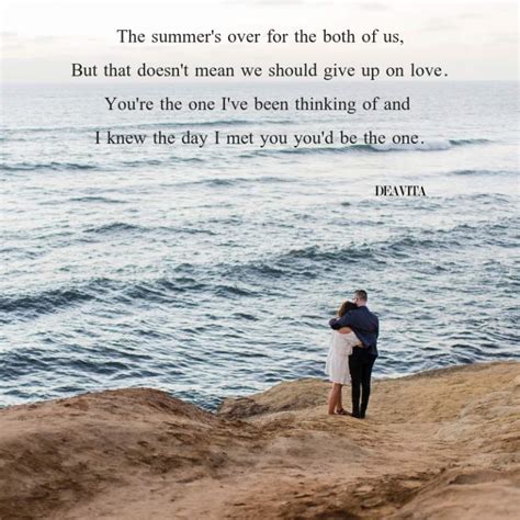 Summer love quotes and romantic sayings with photos