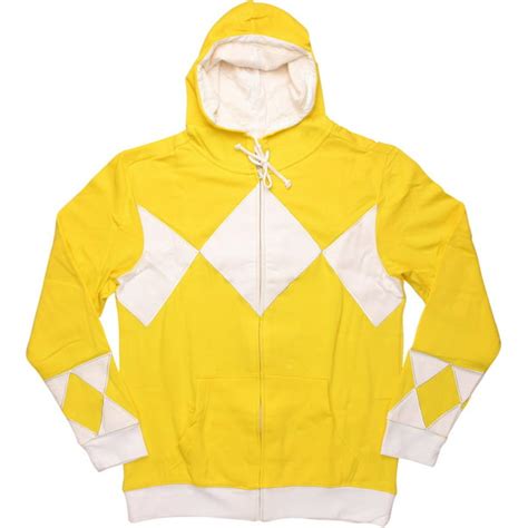 Power Rangers - Power Rangers Yellow Costume Hoodie - Walmart.com ...