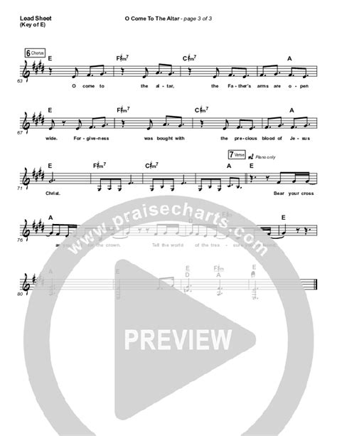 O Come To The Altar (Acoustic) Sheet Music PDF (Elevation Worship) - PraiseCharts