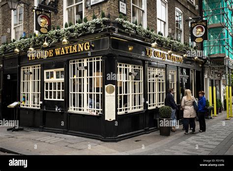 Ye Olde Watling pub, London, UK Stock Photo - Alamy