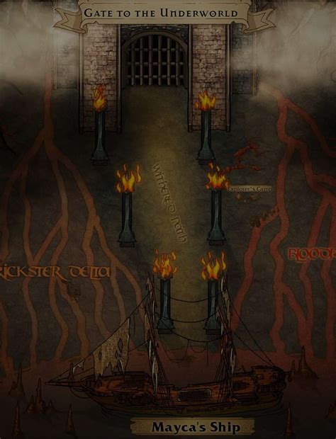 Gate to the underworld Evil Lair Map - LeLanglacier | Dungeon Masters Guild