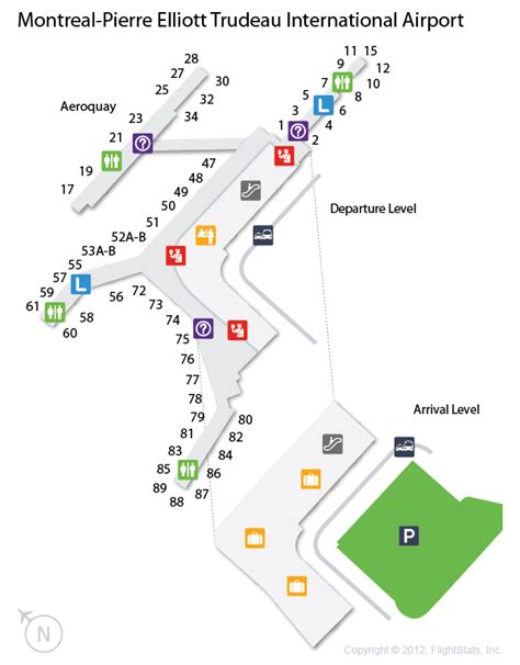 Montreal International Airport Terminal Map