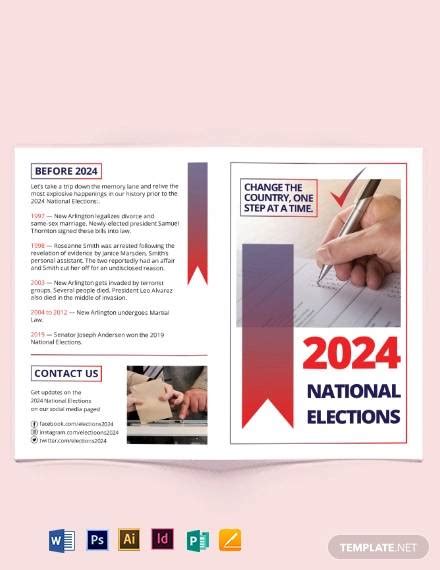 FREE 11+ Political Brochure Templates in PSD | EPS | MS Word | Apple ...