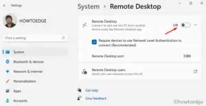 How to Enable or Setup Remote Desktop in Windows 11