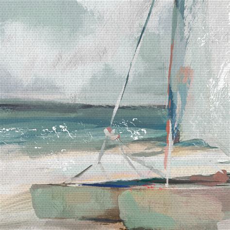 Masterpiece Art Gallery Windblown Coastal Sail by Studio Arts Canvas ...