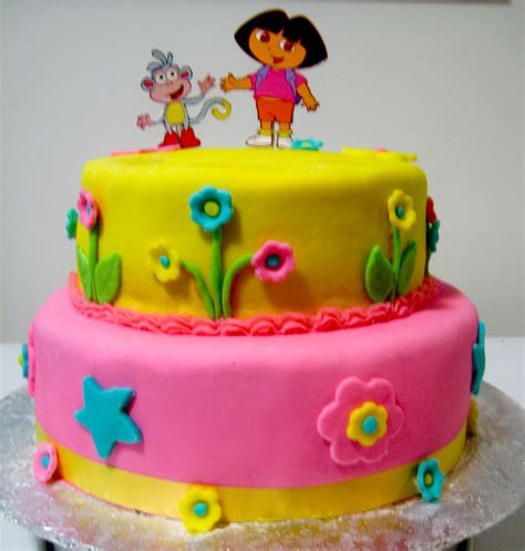 10 Dora Shaped Cakes Photo - Dora Explorer Birthday Cake, Dora Birthday Cake Ideas and Dora the ...