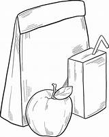 Lunch Bag coloring page  ColouringPages sketch template