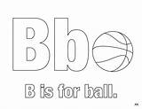 B Is For Coloring Page Coloring Pages sketch template