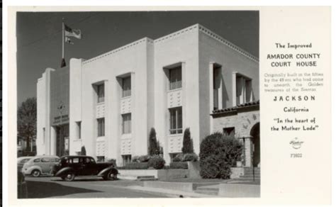 Amador County Courthouse (former) - Jackson CA - Living New Deal