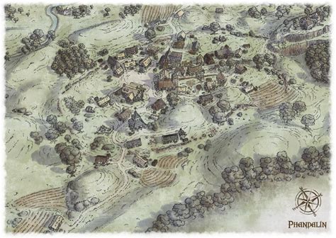 The village of Phandalin by Scarecrovv on DeviantArt