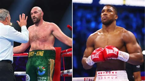 Anthony Joshua calls Tyson Fury 'a fat slob' after Francis Ngannou fight | Metro News