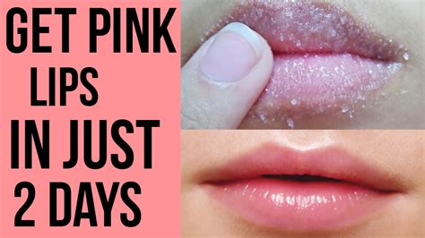 How to get pink lips/ Lighten dark lips naturally at home/ Get Rid Of Chapped Lips - YouTube