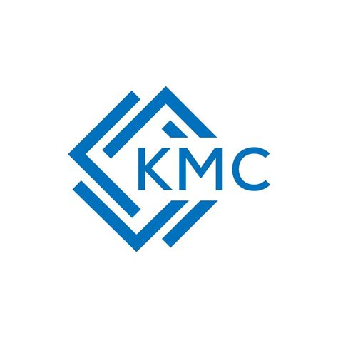 KMC letter logo design on white background. KMC creative circle letter logo concept. KMC letter ...