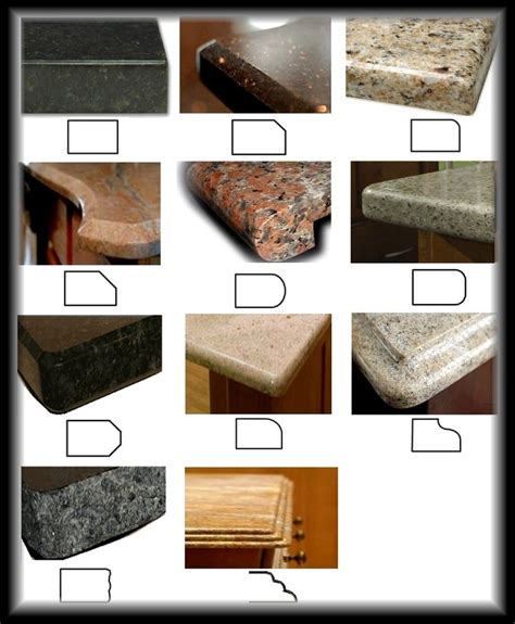 21 best Stone Countertop Edges images on Pinterest | Granite, Kitchen counters and Kitchen ...