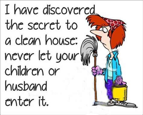 25 Funny House Cleaning Quotes & Sayings | QuotesBae